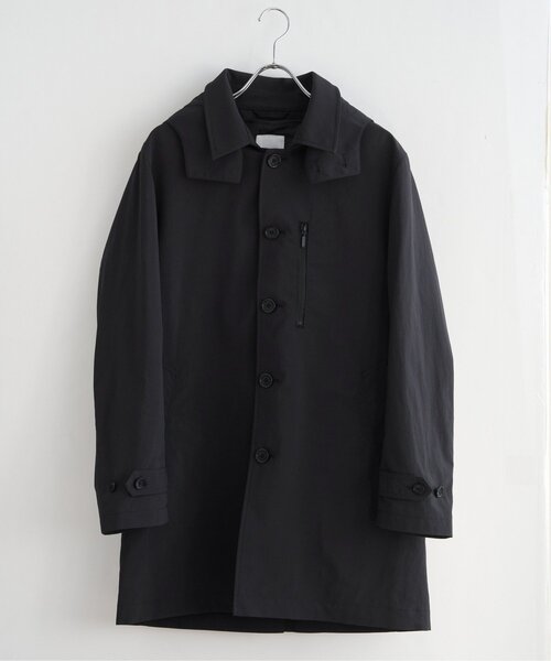 IKKA LOUNGE トレンチコート コート 2WAYライナー付きフードステン