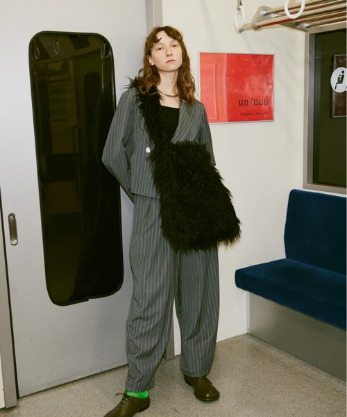 「un/neu」 ショルダーバッグ FREE ブラック レディース_画像2