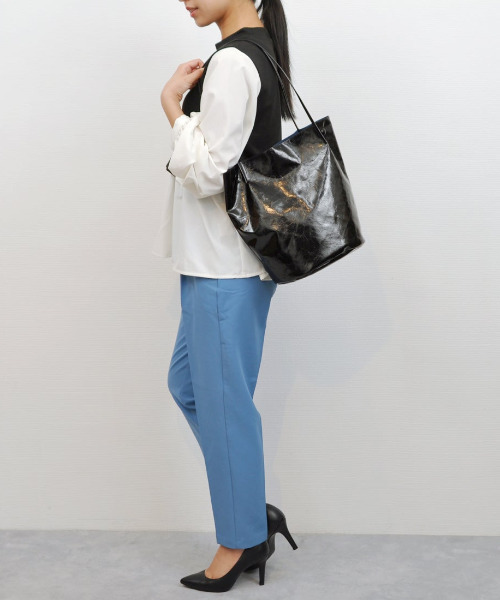 「cache cache」 トートバッグ FREE シルバー系その他 レディース_画像8