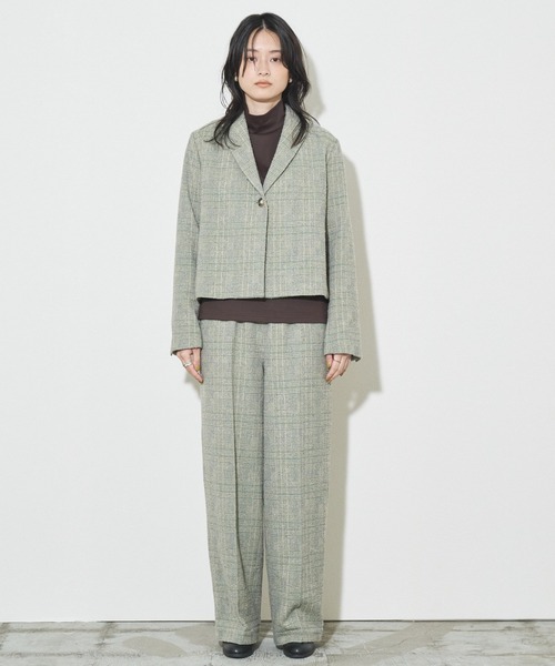 「Audrey and John Wad」 イージーパンツ S ブラウン レディース_画像4