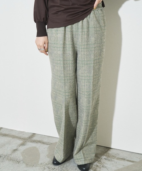 「Audrey and John Wad」 イージーパンツ S ブラウン レディース_画像8