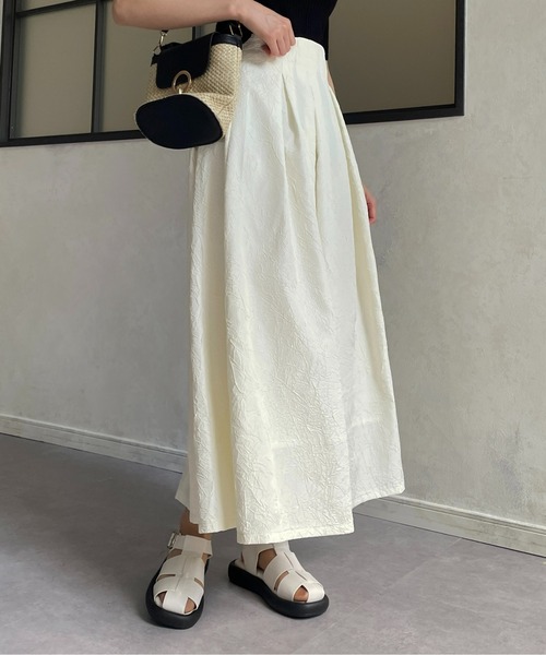 「Thevon」 フレアスカート FREE ブラック レディース_画像3