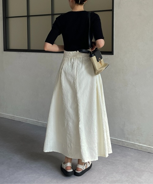 「Thevon」 フレアスカート FREE ブラック レディース_画像8