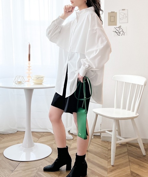 「ms+ ideal」 長袖ブラウス MEDIUM イエロー系その他 レディース_画像3