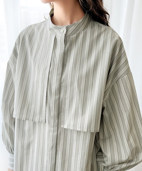 「ms+ ideal」 長袖ブラウス MEDIUM イエロー系その他 レディース_画像4