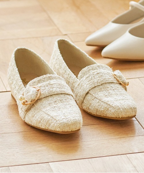 「WA ORiental TRaffic」 フラットパンプス 36 グリーン レディース_画像8