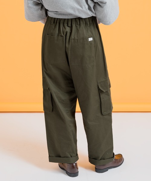 「MUHET」 カーゴパンツ SMALL カーキ レディース_画像7
