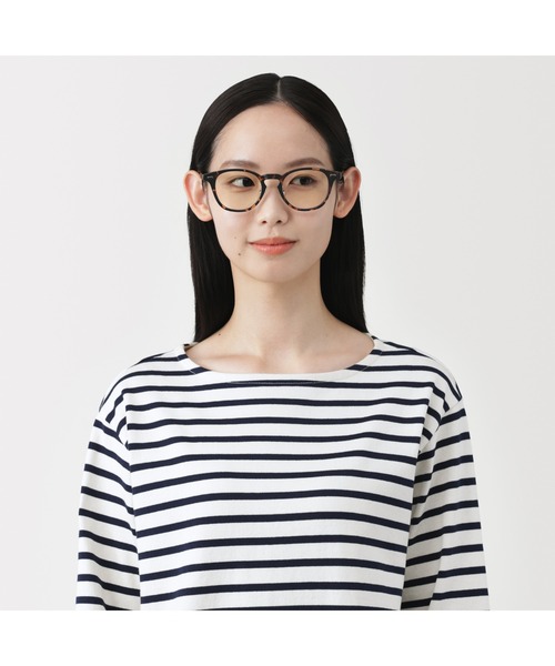 無印良品（MUJI） サングラス UV400 ブルーライト対応 ボストン型