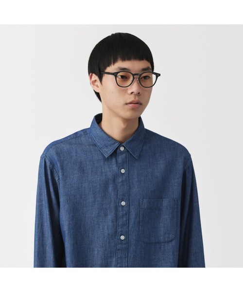 無印良品（MUJI） サングラス UV400 ブルーライト対応 ボストン型