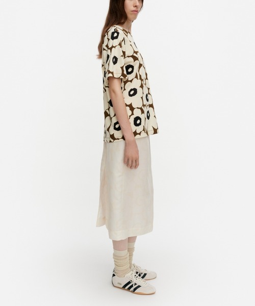 マリメッコ　Tシャツ　ウニッコ　半袖　ゆったり marimekko - マリメッコ Tシャツ ウニッコ 半袖 ゆったりの通販 by