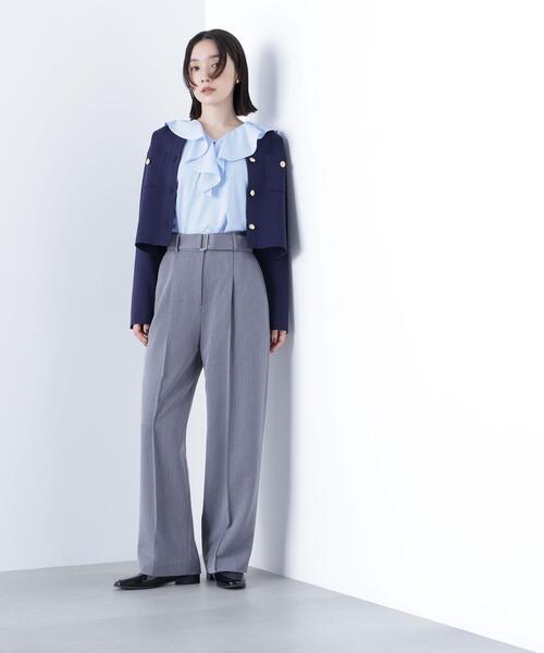 「NATURAL BEAUTY BASIC」 パンツ MEDIUM グレー レディース_画像5