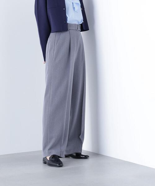「NATURAL BEAUTY BASIC」 パンツ MEDIUM グレー レディース_画像6