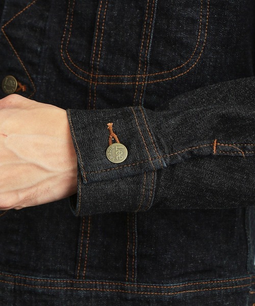 「Lee」 デニムジャケット SMALL ブラック系その他 メンズ_画像8