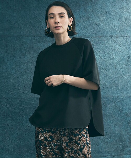 トレーナー スウェット BEAUTY FORM JERSEY light バックZIP プルオーバー レディースの画像