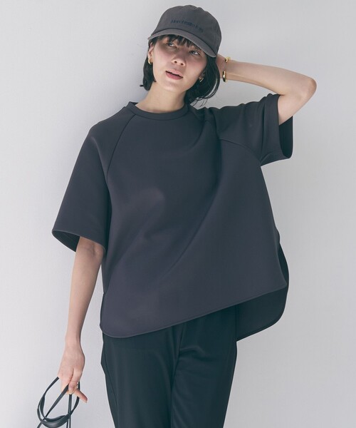 トレーナー スウェット BEAUTY FORM JERSEY light バックZIP プルオーバー レディースの画像