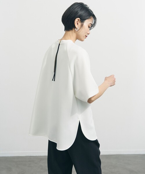 トレーナー スウェット BEAUTY FORM JERSEY light バックZIP プルオーバー レディースの画像