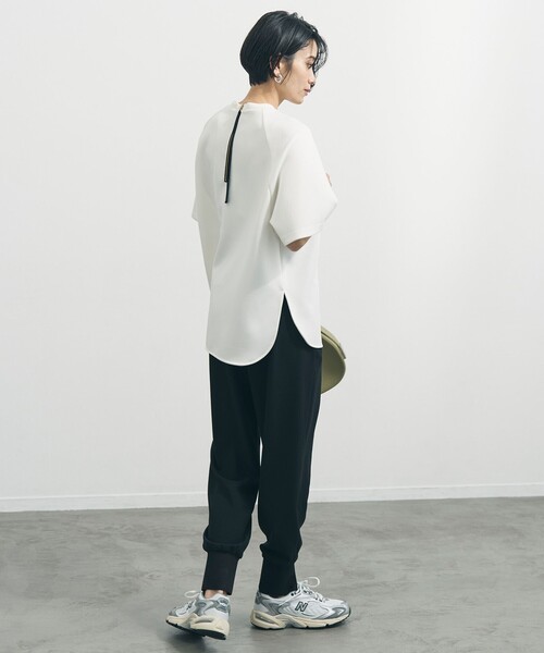トレーナー スウェット BEAUTY FORM JERSEY light バックZIP プルオーバー レディースの画像