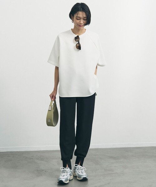 トレーナー スウェット BEAUTY FORM JERSEY light バックZIP プルオーバー レディースの画像