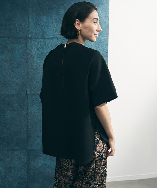 トレーナー スウェット BEAUTY FORM JERSEY light バックZIP プルオーバー レディースの画像