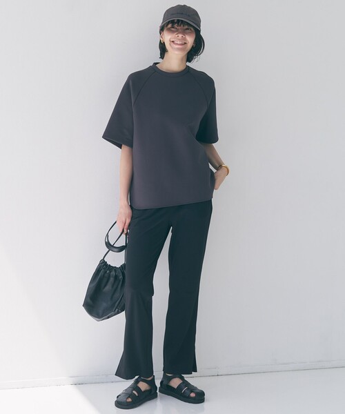 トレーナー スウェット BEAUTY FORM JERSEY light バックZIP プルオーバー レディースの画像