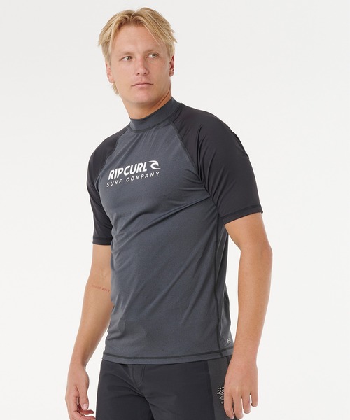 RIP CURL（リップカール） ラッシュガード メンズ 半袖 UVケアラッシュ