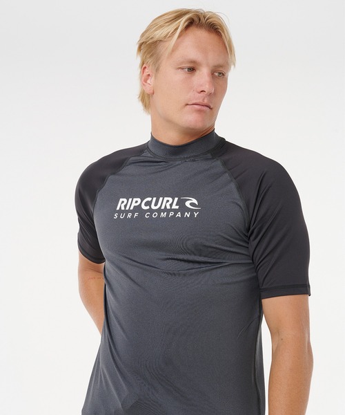 RIP CURL（リップカール） ラッシュガード メンズ 半袖 UVケアラッシュ