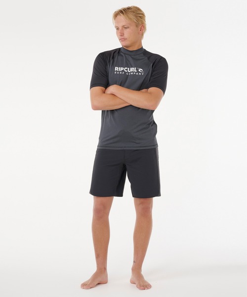 RIP CURL（リップカール） ラッシュガード メンズ 半袖 UVケアラッシュ