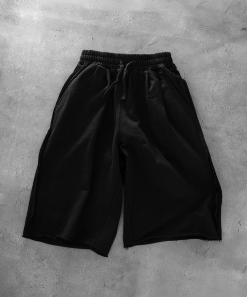RUUBON ワイドパンツ スウェットパンツ ジャージ 「RUUBON」cutoff