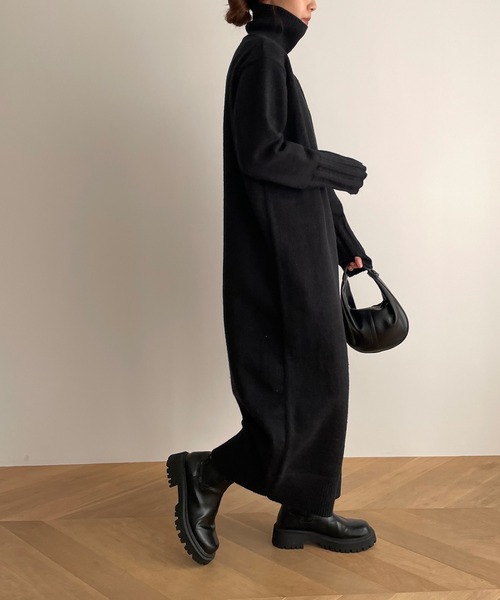 「CANAL JEAN」 編み物衣装 ONE SIZE 黒いこと レディース