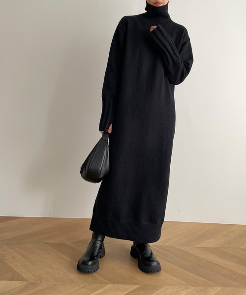 「CANAL JEAN」 編み物衣装 ONE SIZE 黒いこと レディース