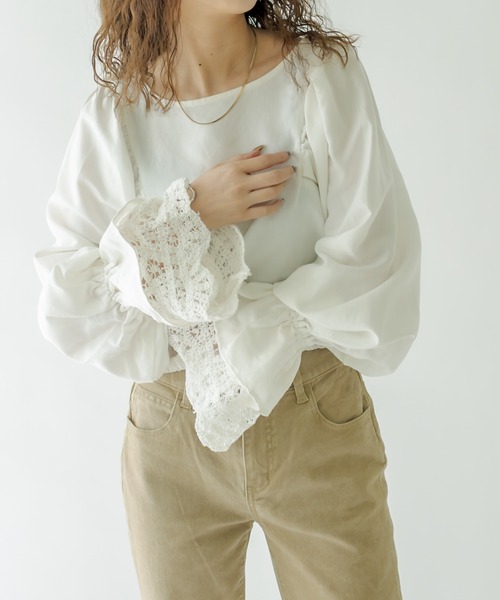 「mystic」 長袖ブラウス FREE ブラック レディース_画像3