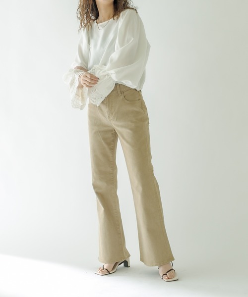 「mystic」 長袖ブラウス FREE ブラック レディース_画像5