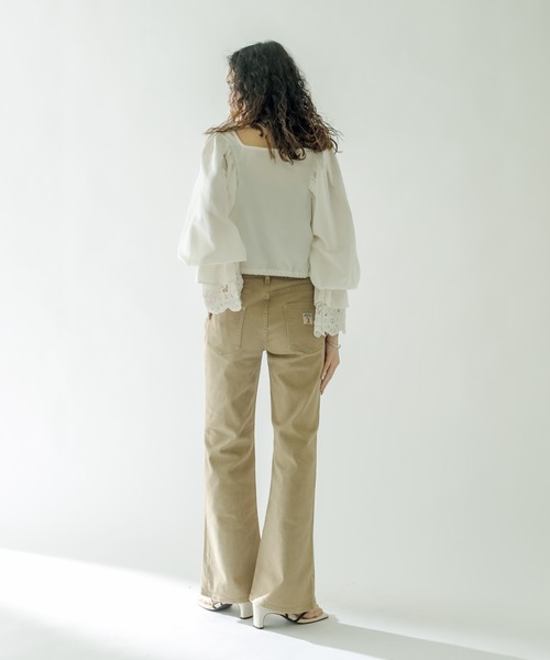 「mystic」 長袖ブラウス FREE ブラック レディース_画像8