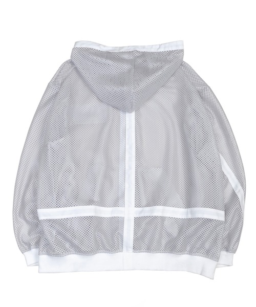 パーカー MESHED ZIP パーカー メンズ レディースの画像