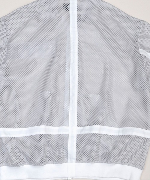 パーカー MESHED ZIP パーカー メンズ レディースの画像