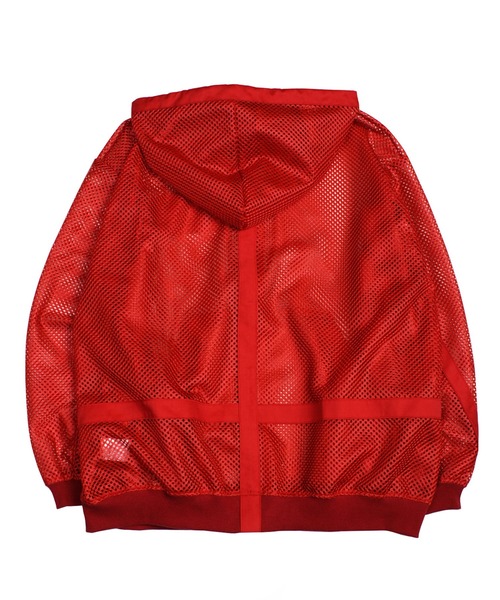 パーカー MESHED ZIP パーカー メンズ レディースの画像