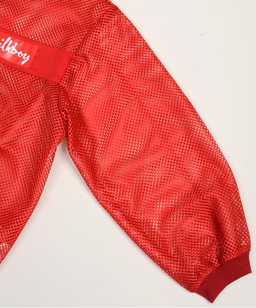 パーカー MESHED ZIP パーカー メンズ レディースの画像