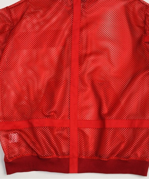 パーカー MESHED ZIP パーカー メンズ レディースの画像