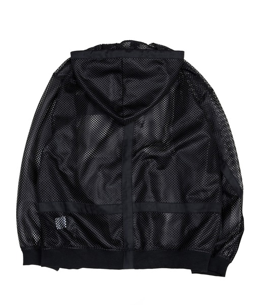 パーカー MESHED ZIP パーカー メンズ レディースの画像