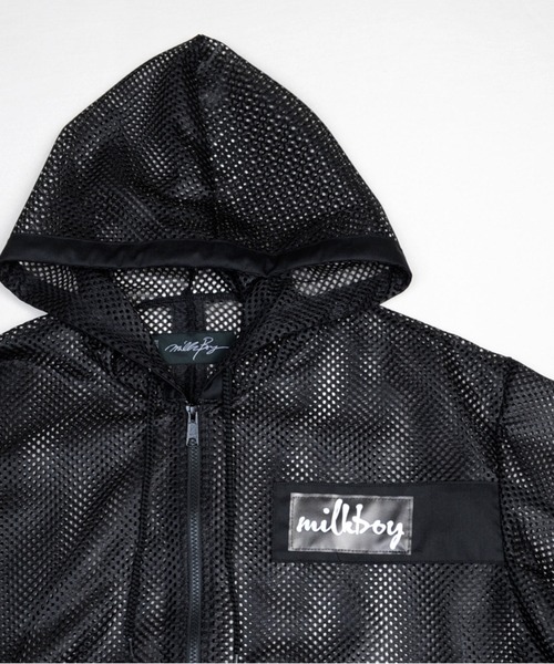 パーカー MESHED ZIP パーカー メンズ レディースの画像