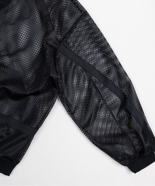 パーカー MESHED ZIP パーカー メンズ レディースの画像