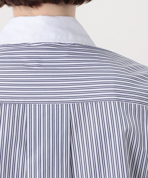 ブラウス シャツ palmer//harding Intention ストライプ シャツ レディースの画像