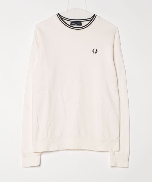FRED PERRY（フレッドペリー） スウェットカットソー M オフホワイト 