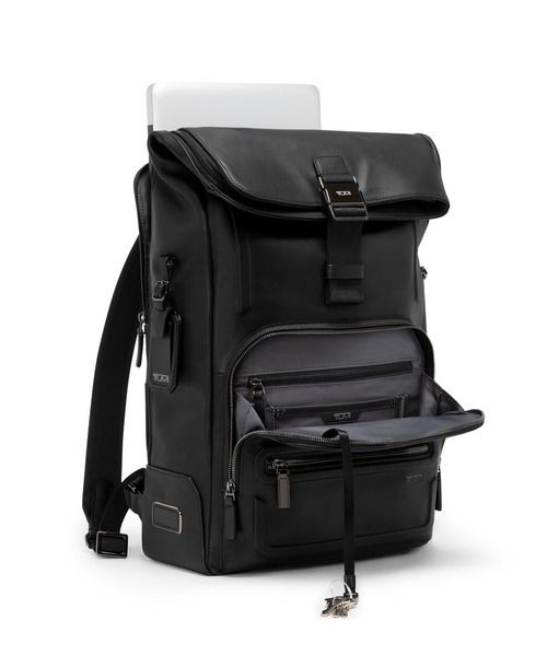 デイバック リュック HARRISON 「オズボーン」ロール・トップ・バックパック（A4/PC15インチまで対応） メンズの画像