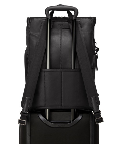 デイバック リュック HARRISON 「オズボーン」ロール・トップ・バックパック（A4/PC15インチまで対応） メンズの画像