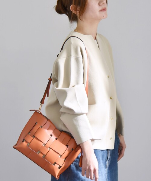 「quaranciel」 ノーカラージャケット ONE SIZE ベージュ レディース_画像5