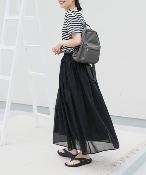 「URBAN RESEARCH DOORS」 ドッキングワンピース MEDIUM チャコールグレー レディースの画像