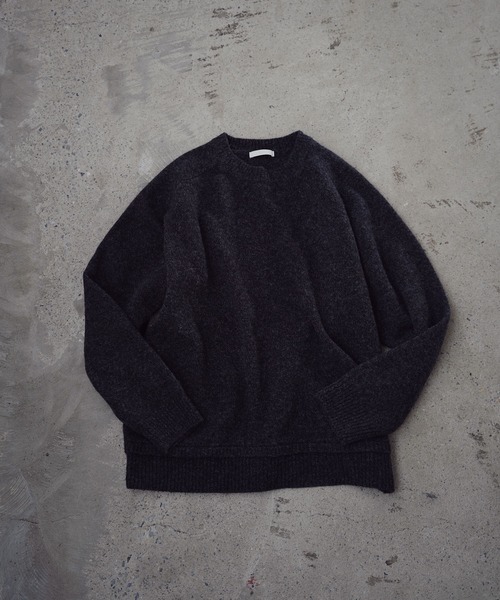 「WYM LIDNM」 長袖ニット M グレー メンズ_画像4