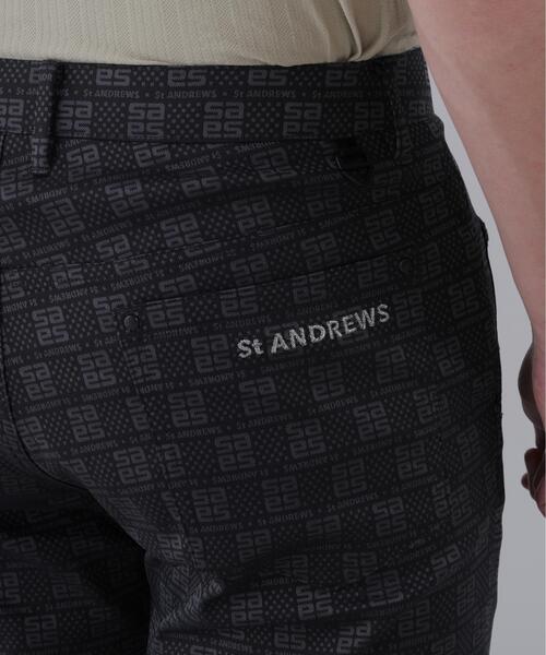 St ANDREWS パンツ 「St ANDREWS」「ストレッチ」SAモノグラム