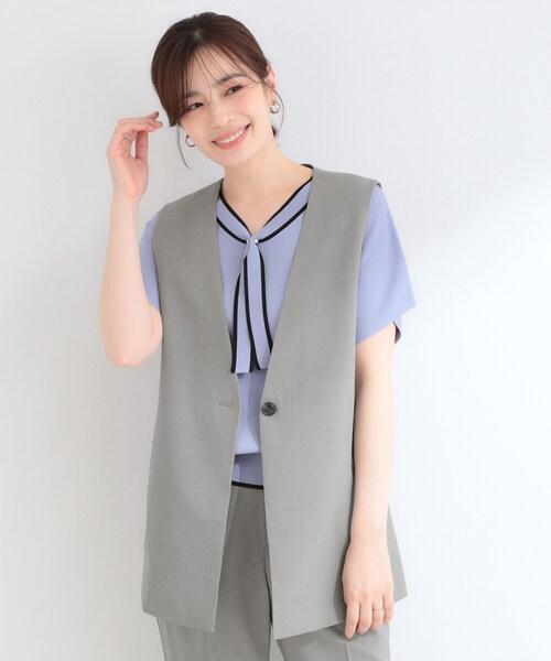 SHOO・LA・RUE（シューラルー） ベスト ジレ 「セットアップ可/洗濯後